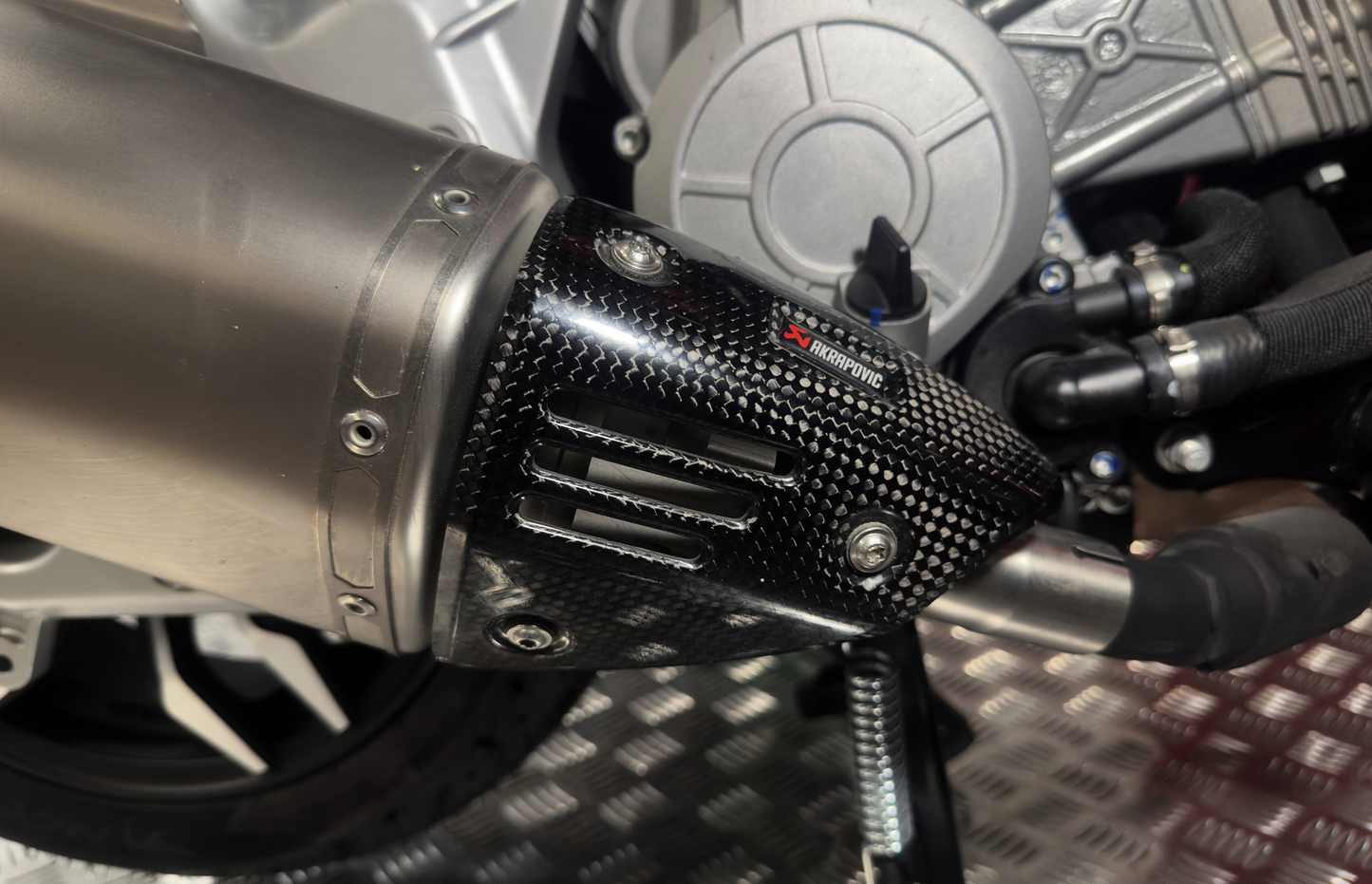 Akrapovič Carbon Fibre Muffler Heat Shield