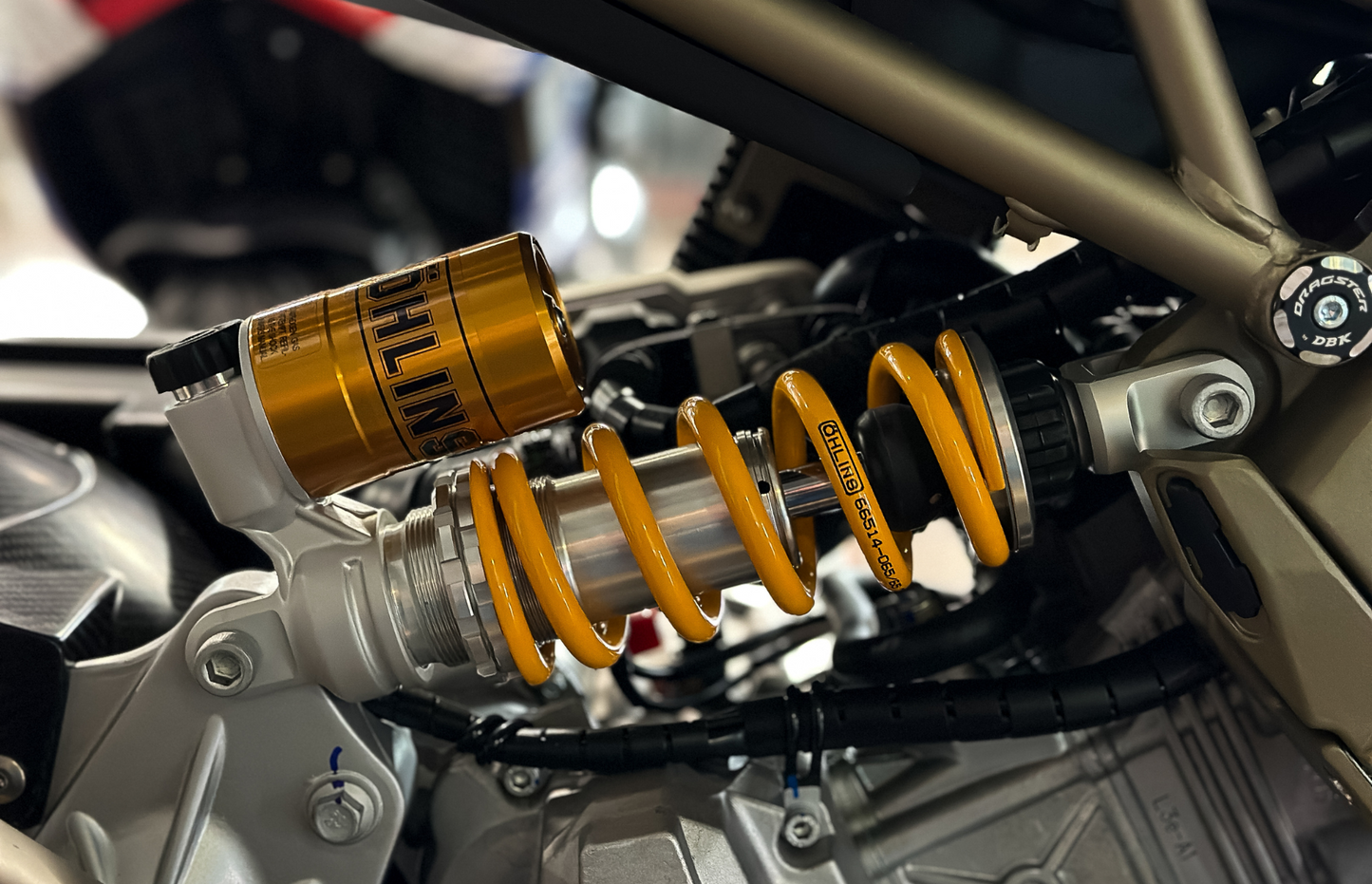 Italjet Dragster 125/200/300 Öhlins STX36 Stoßdämpfer hinten