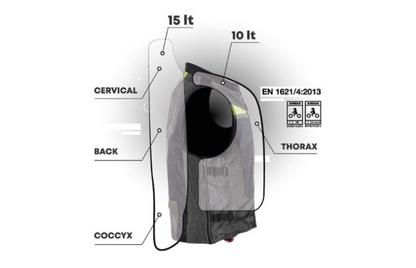 Italjet MotoAirbag MAB v3 - NERO