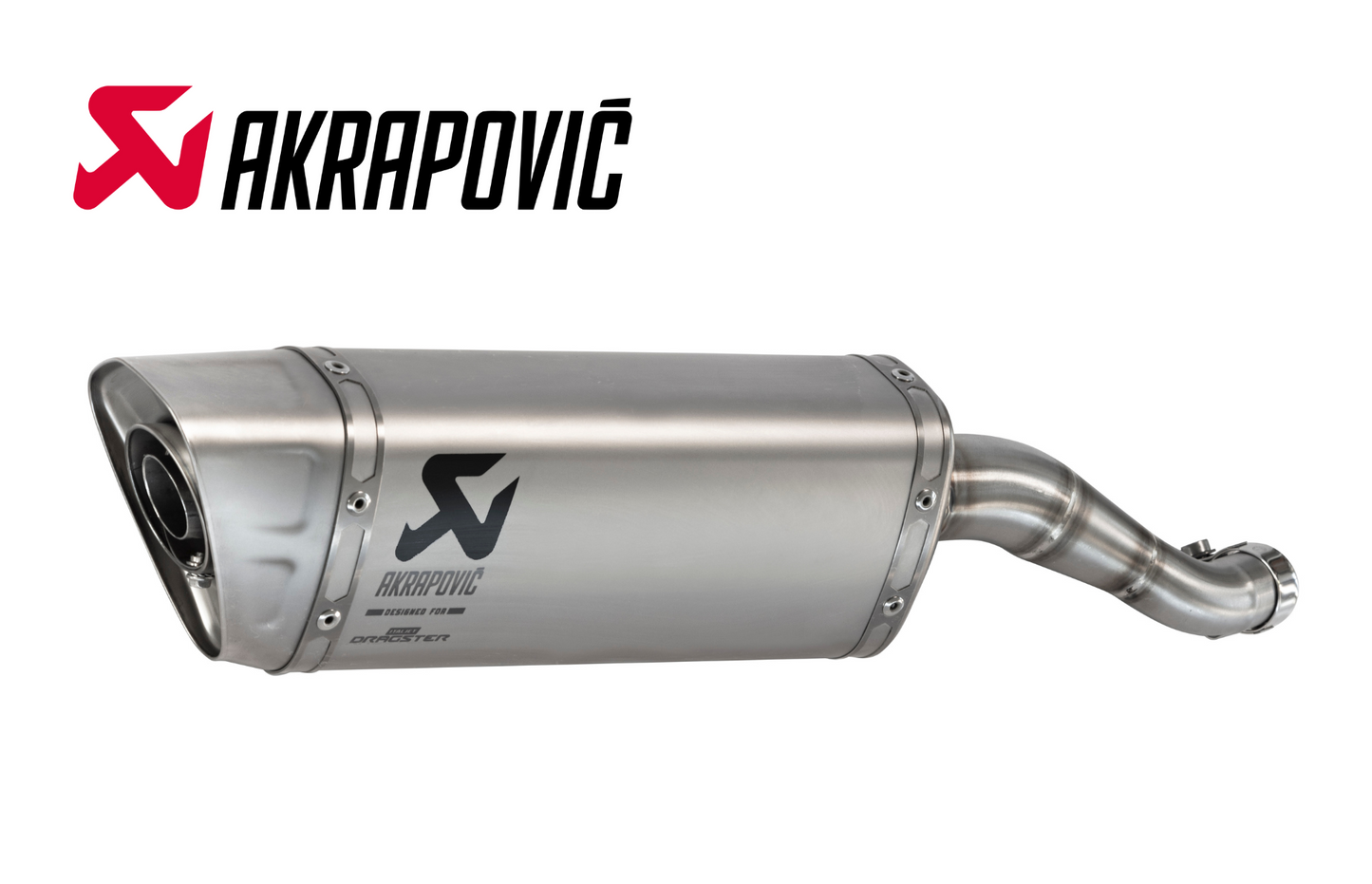 Italjet Dragster 125/200 Akrapovič Racing Muffler Slip-On