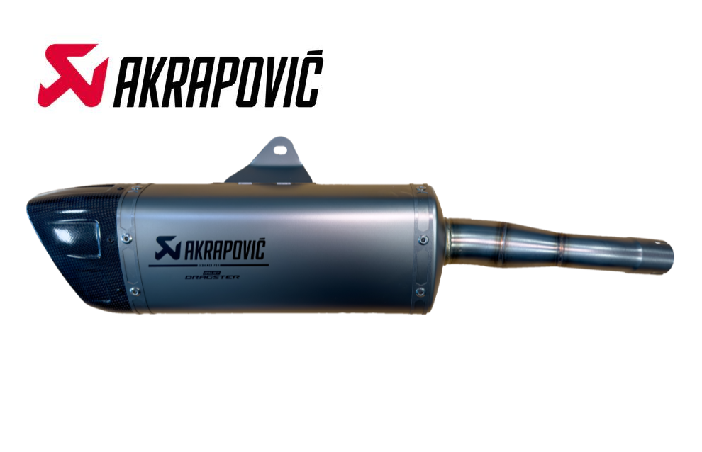 Italjet Dragster 300 Akrapovič Racing Muffler Slip-On